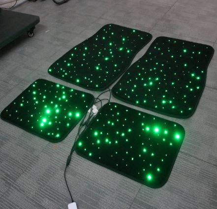 Fiber Optic Light Car Foot Mat
