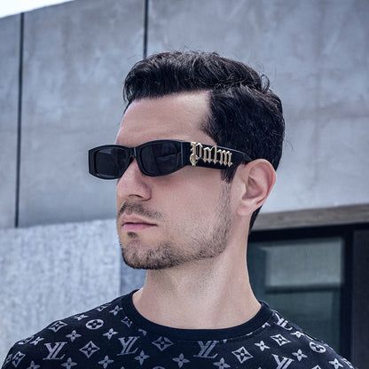 Fashionable HD Letter Sunglasses for Men and Women