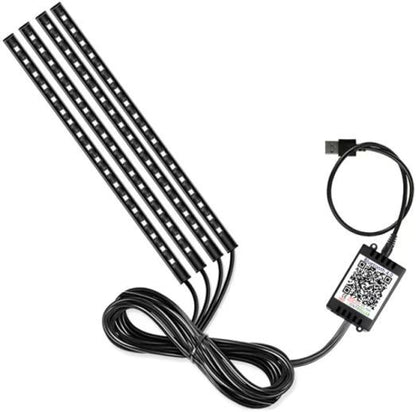 48 72 LED One to Four Silicone Car Ambient Lights