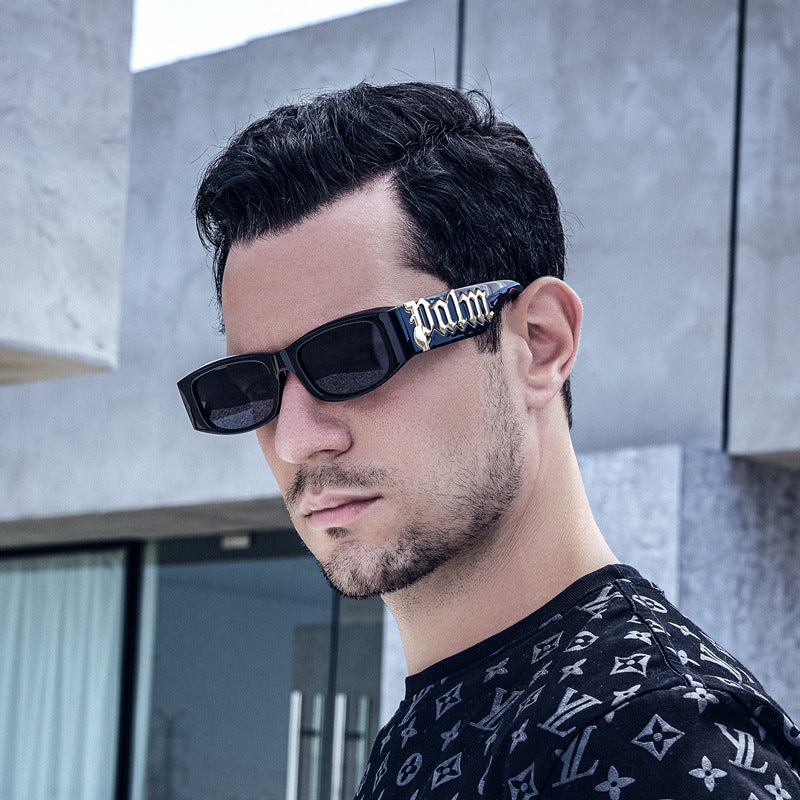 Fashionable HD Letter Sunglasses for Men and Women