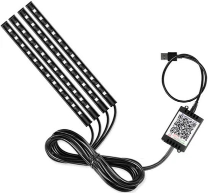 48 72 LED One to Four Silicone Car Ambient Lights