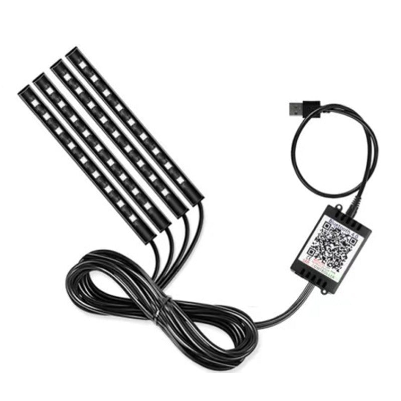 48 72 LED One to Four Silicone Car Ambient Lights