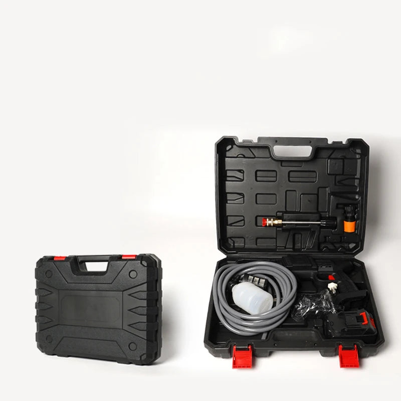 Portable High Pressure Washer 30Bar Water Gun Household Lithium Battery Charging Wireless Spray Cleaner Pump Washing Machine