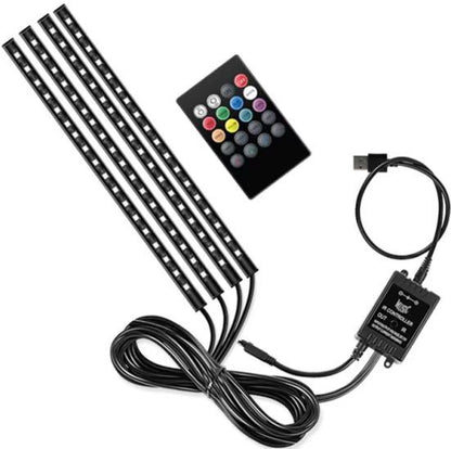 48 72 LED One to Four Silicone Car Ambient Lights