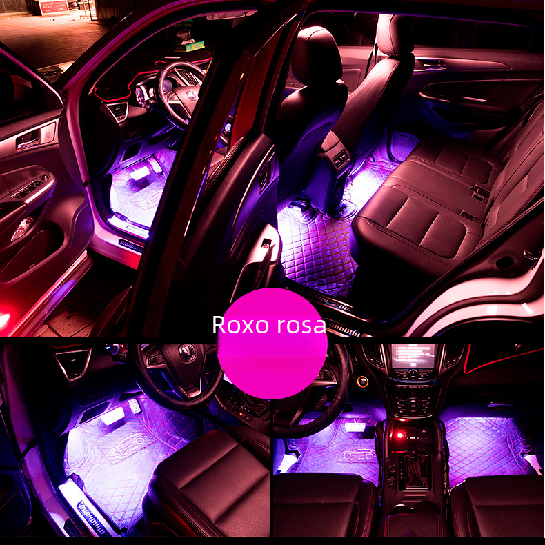 48 72 LED One to Four Silicone Car Ambient Lights